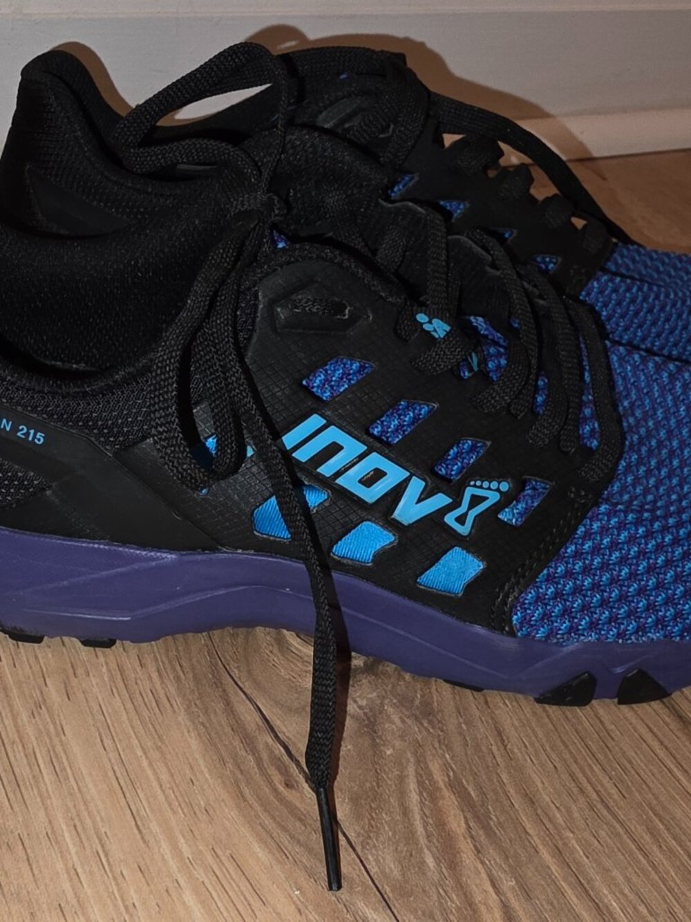 Inov-8 All Train 215 Knit Training Shoes Blue/Black Women's US 9.5 EU 40.5
